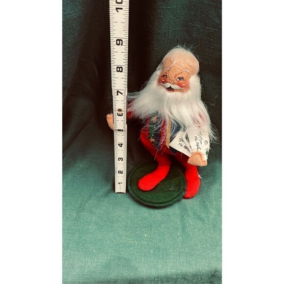 Annalee Hatless Santa doll 9" - Picture 3 of 8